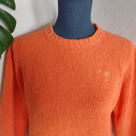 Oarsman 913 Orange Chunk Crewneck Sweater - Picture 3 of 7
